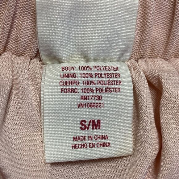 Mossimo Vintage Knee Length Tulle Pull On Skirt in Petal Pink Womens Size S/M - Picture 8 of 8